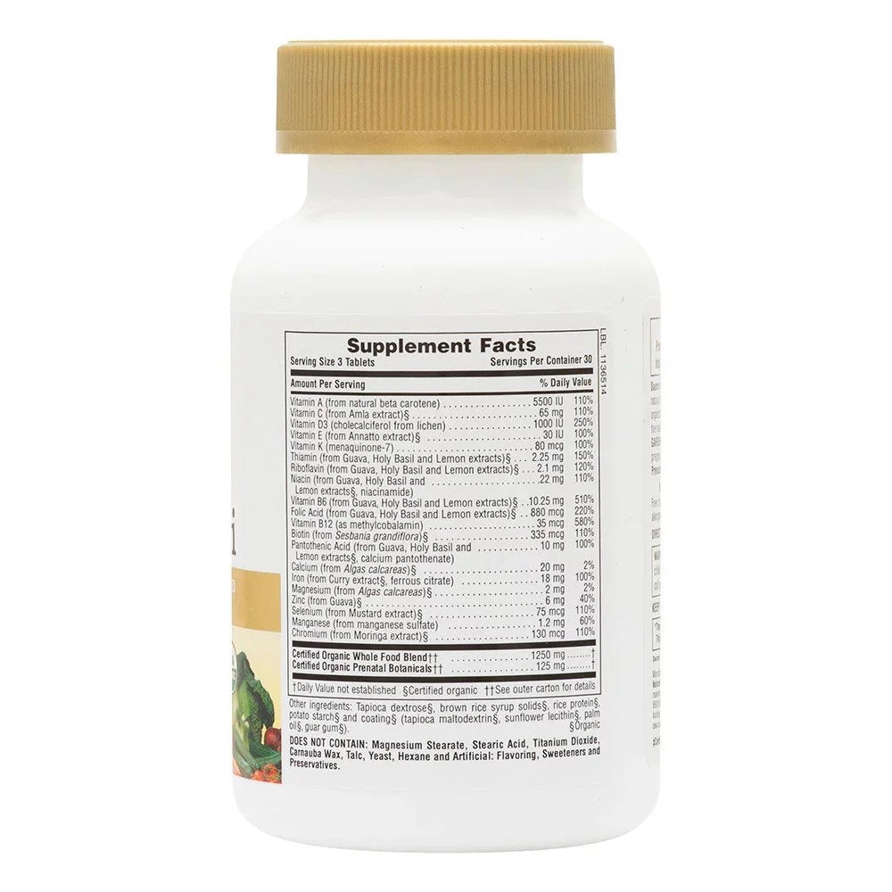 90 Tablet Organic Prenatal Y5452