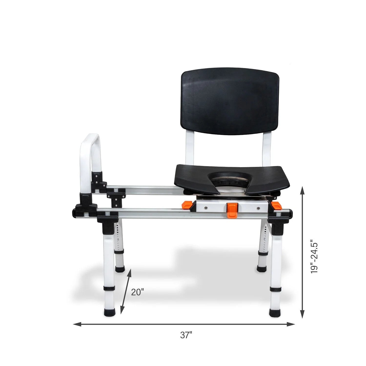 Sliding Shower Transfer Bench with Swivel Seat X2777