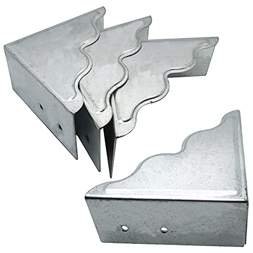 8 Pcs Antique Silver Metal Furniture Corner Protectors T601