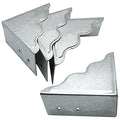 8 Pcs Antique Silver Metal Furniture Corner Protectors T601