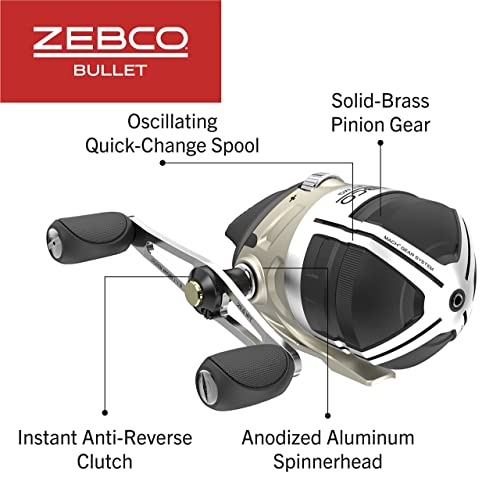 Size 30 Ultra-Lightweight Magnesium Spincast Fishing Reel T2554