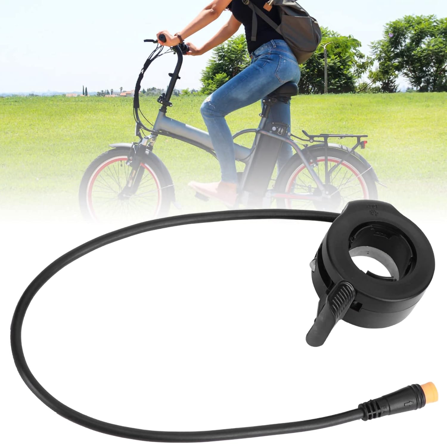 Finger Thumb Throttle with Waterproof Connector for Electric Scooters F4712