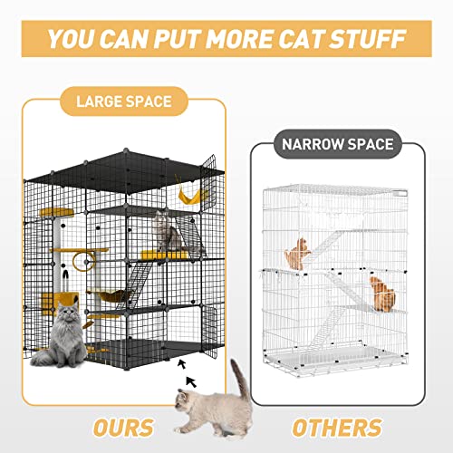 Large Cat Cage Metal Wire Playpen O527449