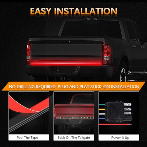 60 Inch LED Tailgate Light Bar with Reverse & Sequential Turn Signals G865