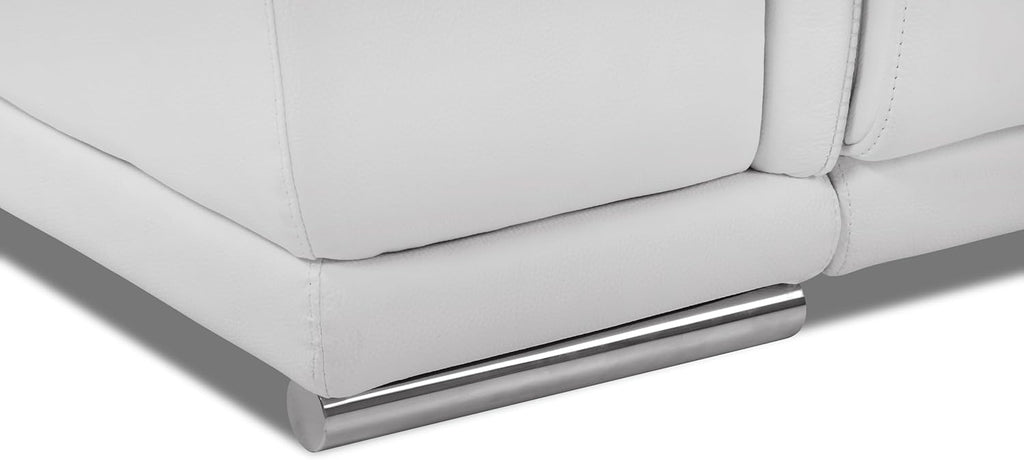 87 Inch Genuine Italian Leather Power Reclining Sofa S6834