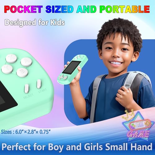 218 Video Games Portable Handheld Gaming Player (Blue) T91703