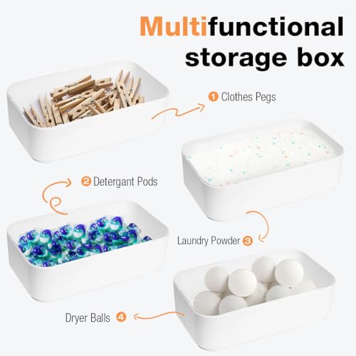 Large Capacity Laundry Powder Container (Grey) O91697