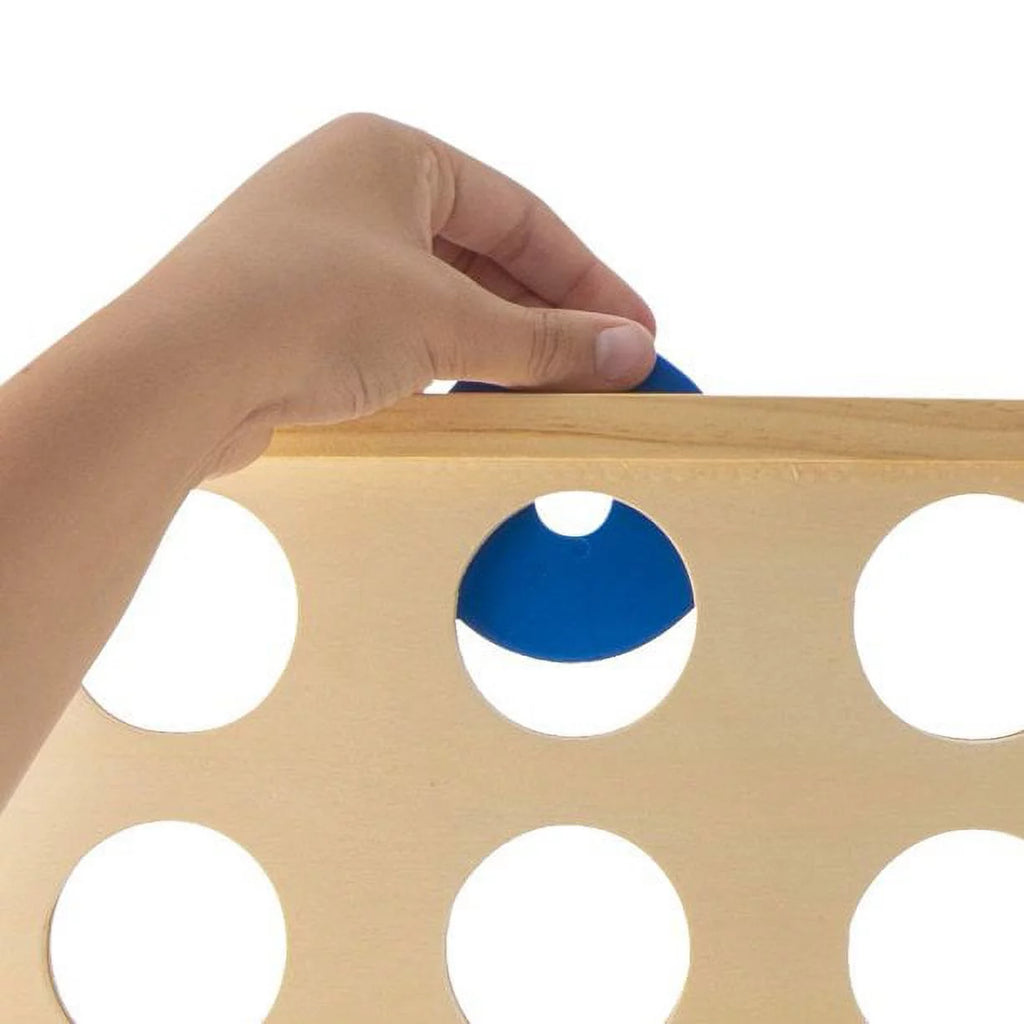 Giant Connect 4 Game Wooden Family Game N77706