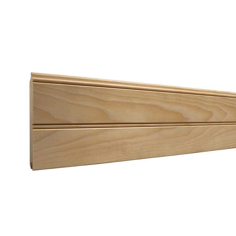 Unfinished Pine Tongue and Groove Wall Plank W4414