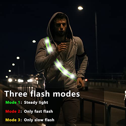 LED Flashing Sash Night Running Gear Y17600