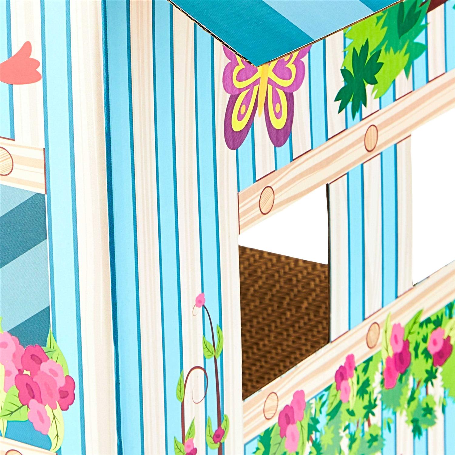 Corrugated Paper Cat Scratch House W761844