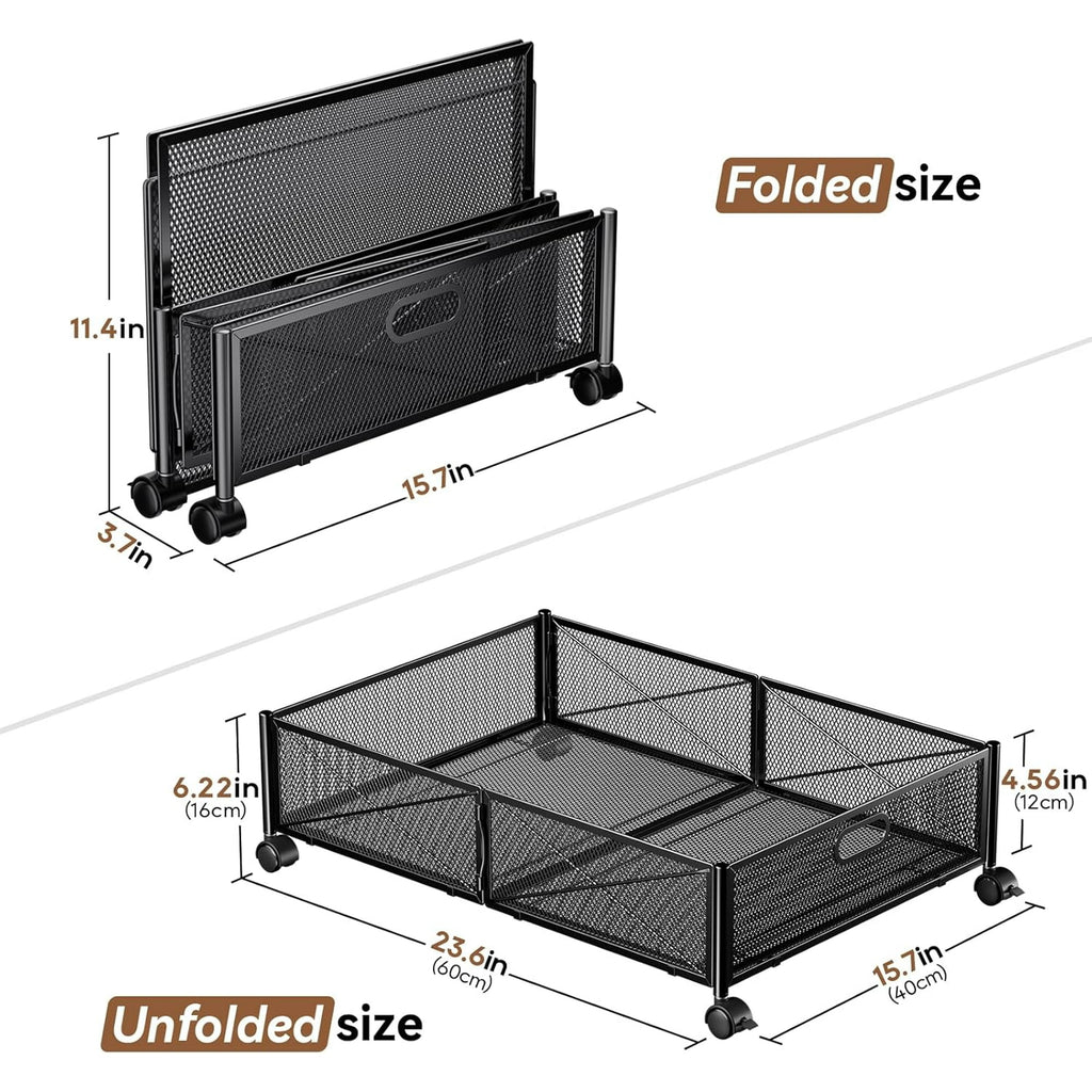 Under Bed Storage Containers with Wheels -2Pack H793810