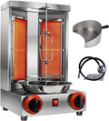 Gas Vertical Doner Kebab Machine with 2 Burner and Meat Catch Pan K77699