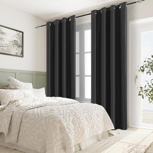 Blackout Curtains 84 inch Long 2 Panel Sets M727252