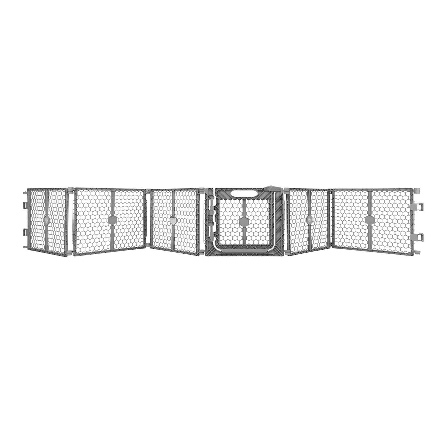 Convertible Walk-Through 28 x 42 Dog Playpen with Gate Q80046