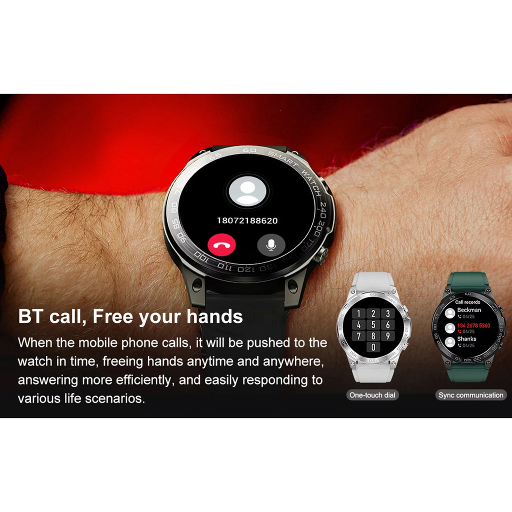 Smart Sports Watch 1.43-Inch AMOLED FullTouch Screen IP68 Waterproof BT Calling U47098