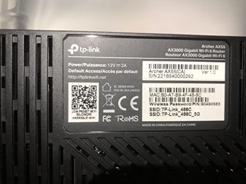AX6000 Dual Band Wi-Fi 6 Router U850