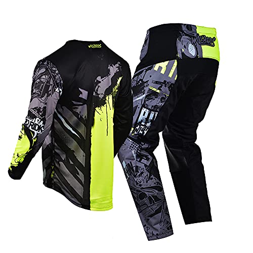 Youth Jersey Pant Combo Motocross Gear Set Racing Suit J7824
