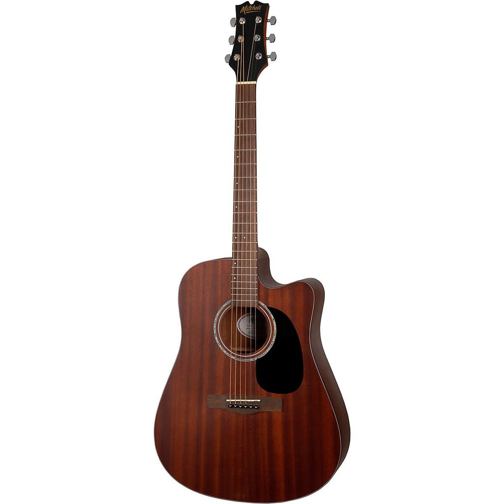 Mahogany Dreadnought Acoustic-Electric Cutaway Guitar U98076