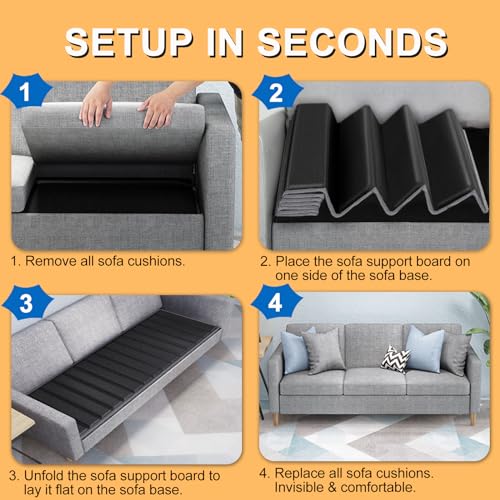 Thicken Solid Wood Sofa Under Cushions Boards 20.5''x81'' I214834