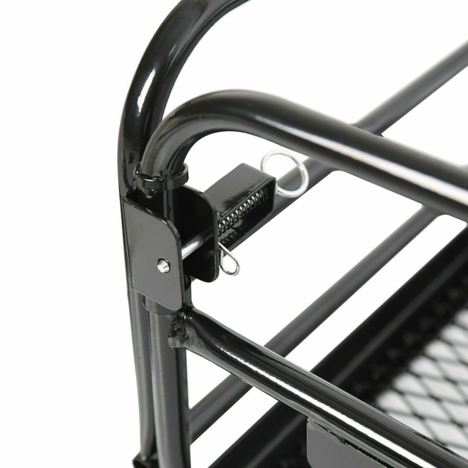 Multifunctional Folding Hitch-Mount Cargo Carrier Basket Luggage Rack U222393