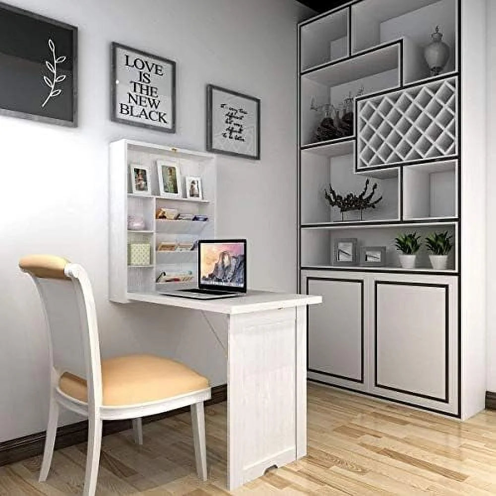Wall Mounted Foldable Wood Desk Q823770