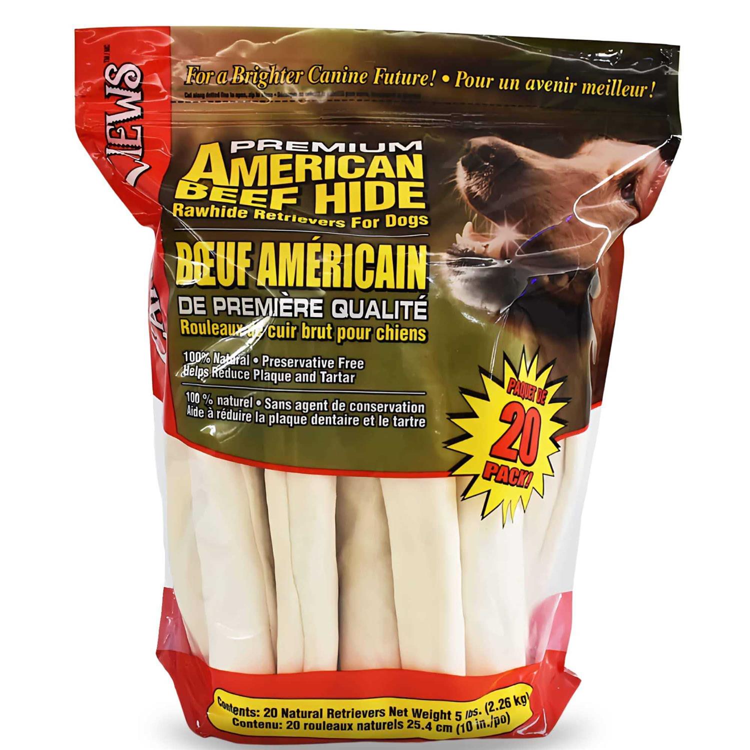 10-11 Dog Rawhide Retriever Rolls O2717
