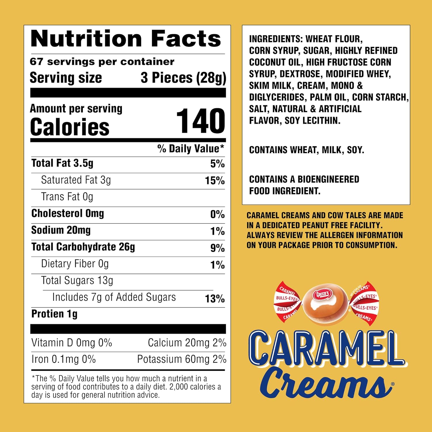 10 Pound Bag Vanilla Caramel Creams M73133