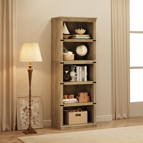 Grey 3 Tier Wooden Bookcase M683