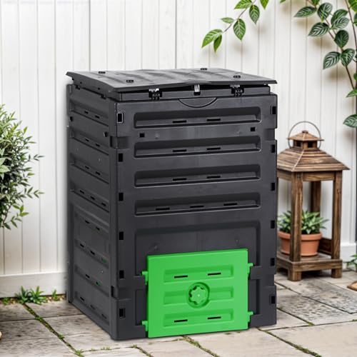 120 Gallon Black BPA Free Compost Bin A391665