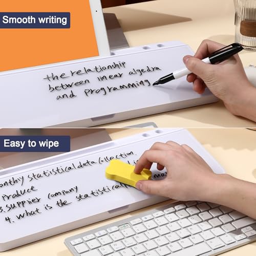 Glass Dry Erase Whiteboard with Storage F79740