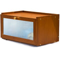 Large Farmhouse Bamboo Bread Box with Window E206869