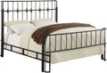 Black Queen Panel Bed P9189