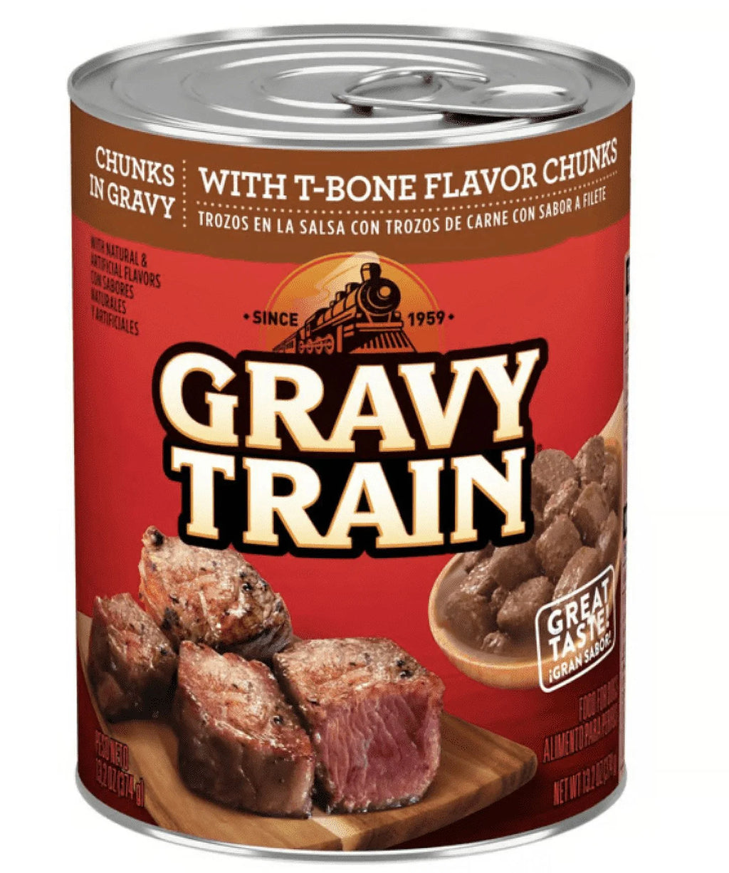 Pack of 4 Wet Dog Food Cans, 13.2 oz each D3259
