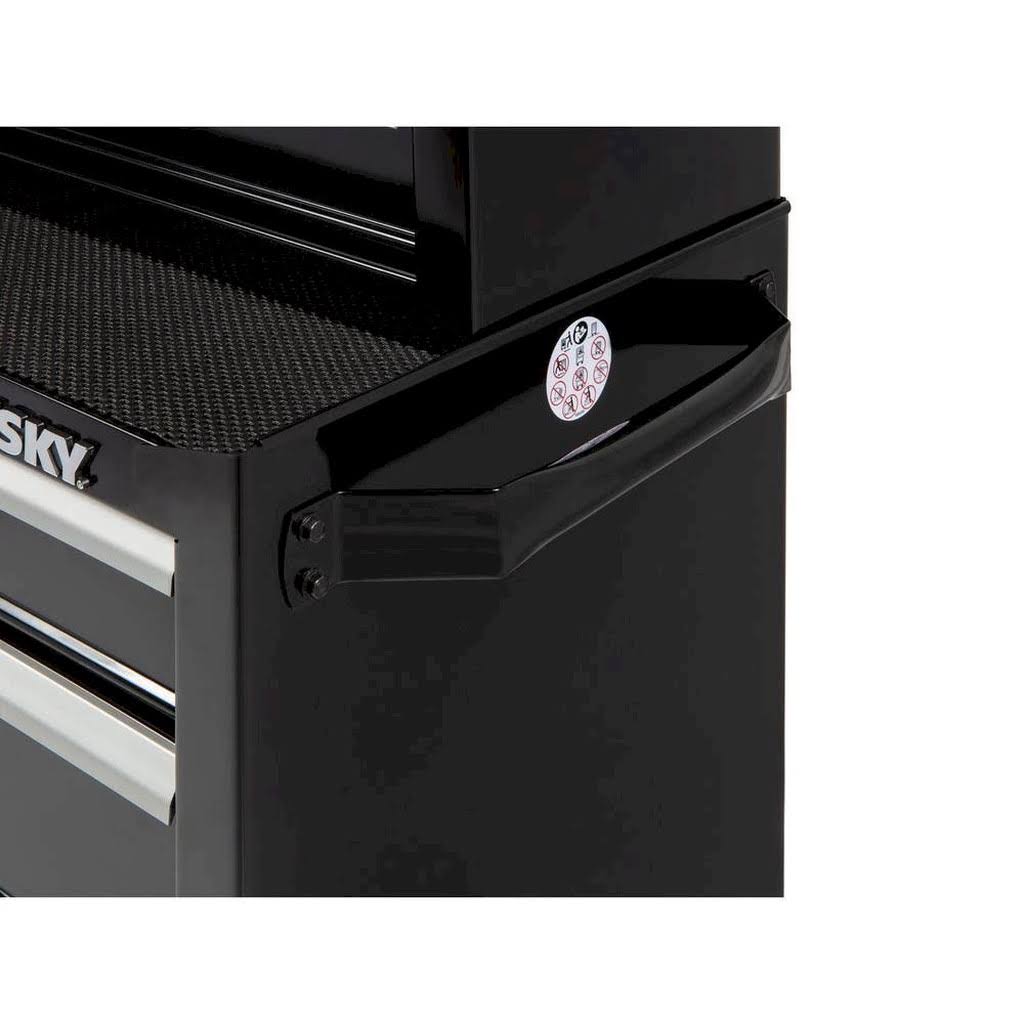 26 in. W 4-Drawer Rolling Cabinet Tool Box Chest in Gloss Black W735