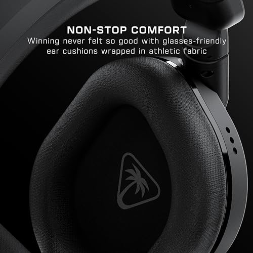 Black Wireless Gaming Headset with 40-Hr Battery and Bluetooth P207