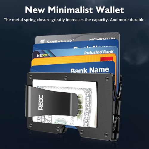 Carbon Fiber Metal Slim Wallet M734
