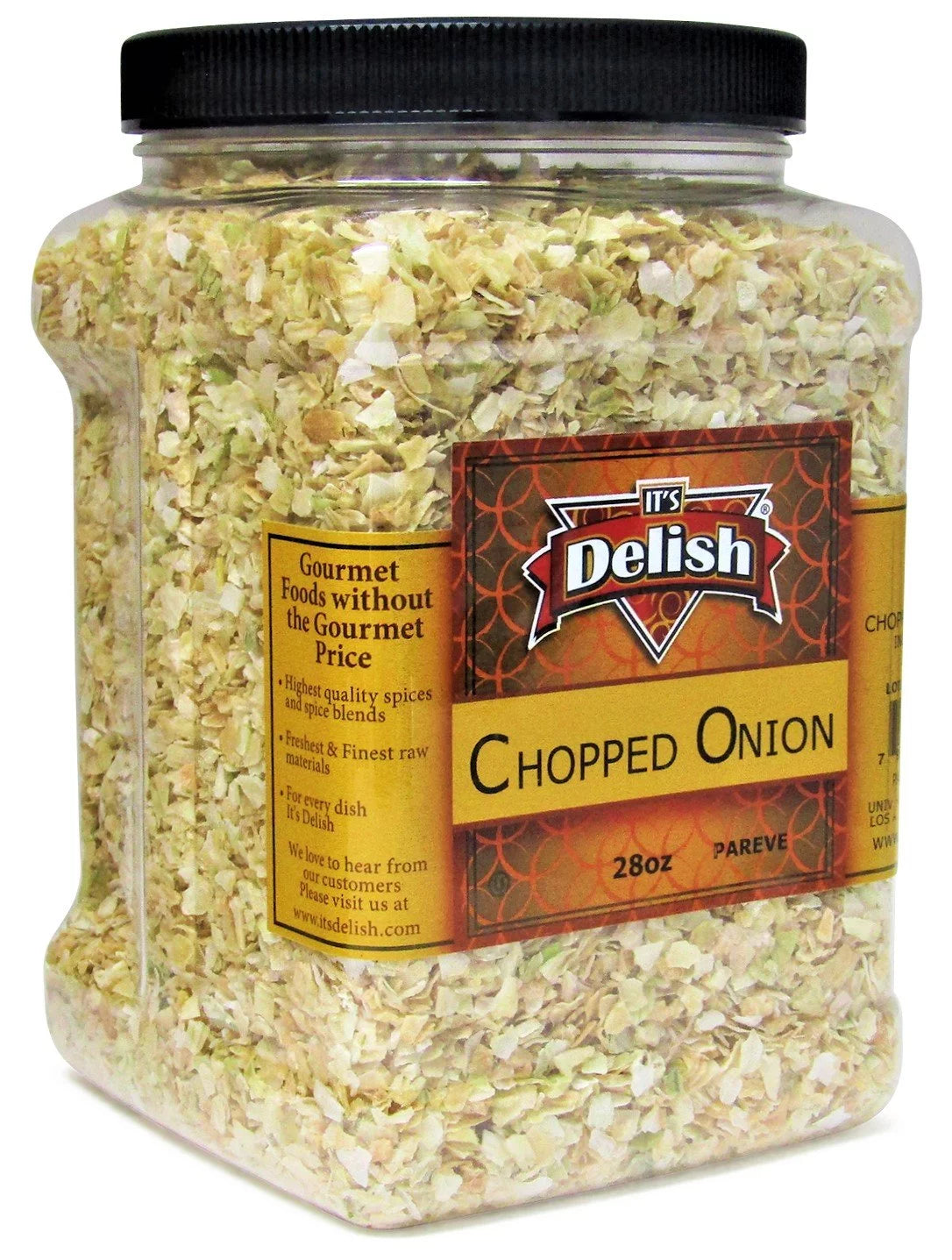 Dried Chopped Onion 28 Oz Jumbo Container Jar J59948