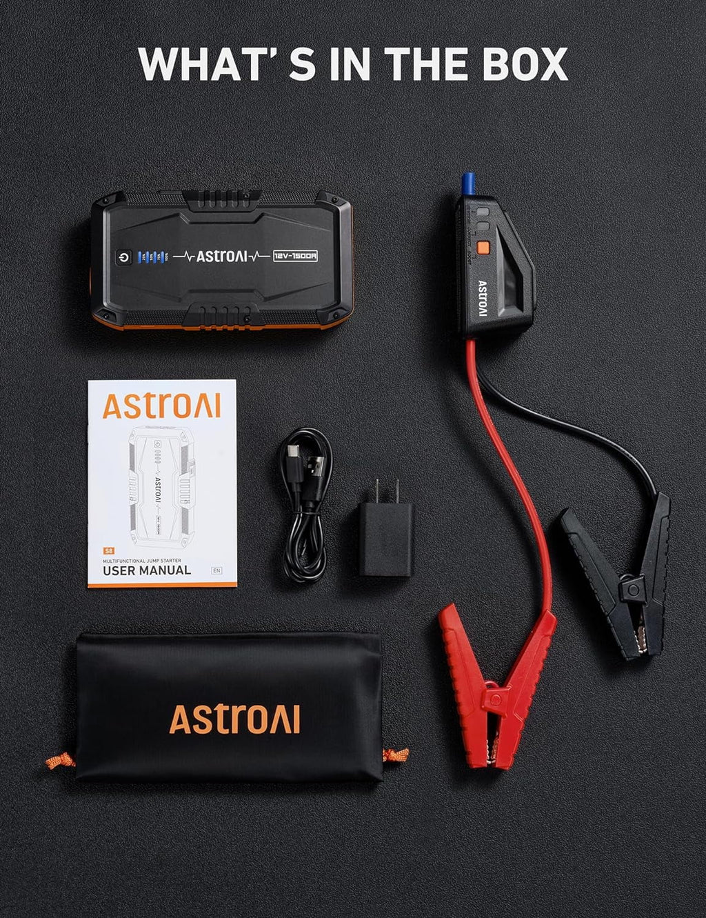 1500A Portable Car Jump Starter B89815