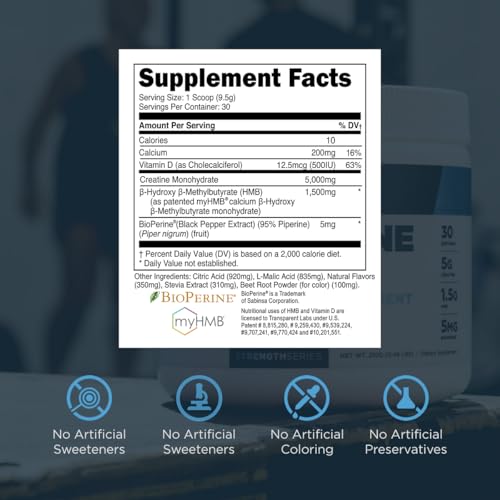 30 Servings Unflavored Creatine HMB G540460