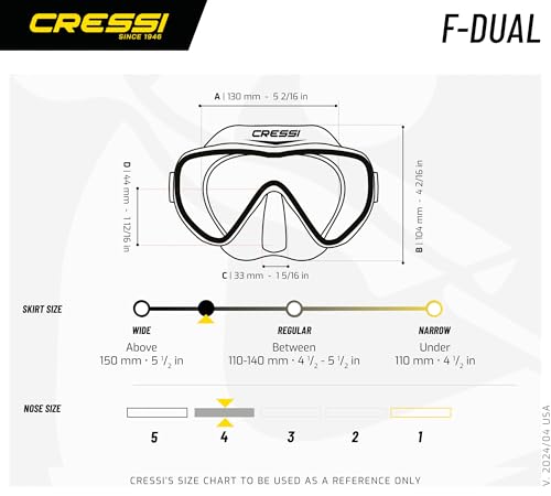 Single Lens Frameless Scuba Mask & Dry Snorkel X4512