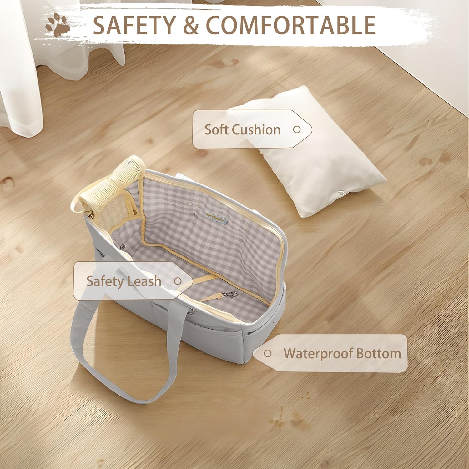 Soft-Sided Dog Carrier with Six Pockets J749763