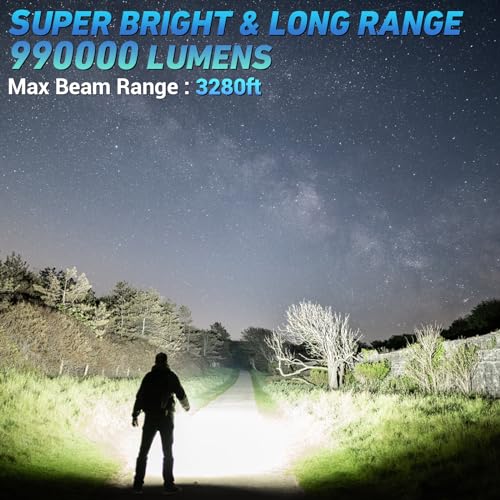 Rechargeable LED Flashlight High Lumen Super Bright COB Work Light IPX7 Waterproof L288