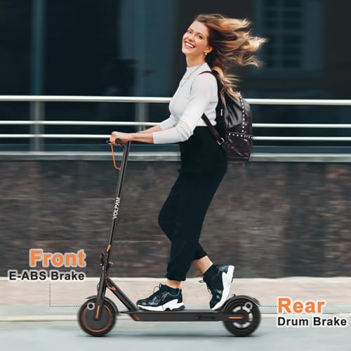 Electric Scooter, 350W, 8.5" Tires, 12 Miles Range, 16Mph, Folding E-Scooter with Dual Braking U54862