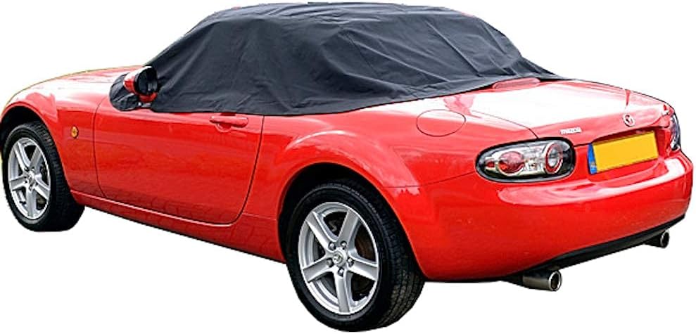 Custom-fit Soft Top Roof Protector Half Cover (Black) Y971461