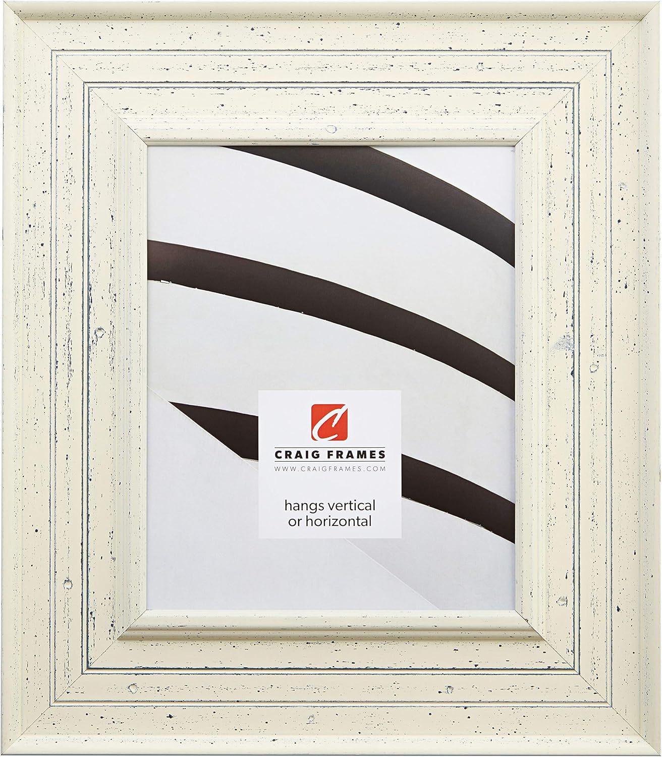 16 by 20-Inch Picture Frame, Smooth Paint Finish, 3-Inch Wide, Weathered Off-White N91634