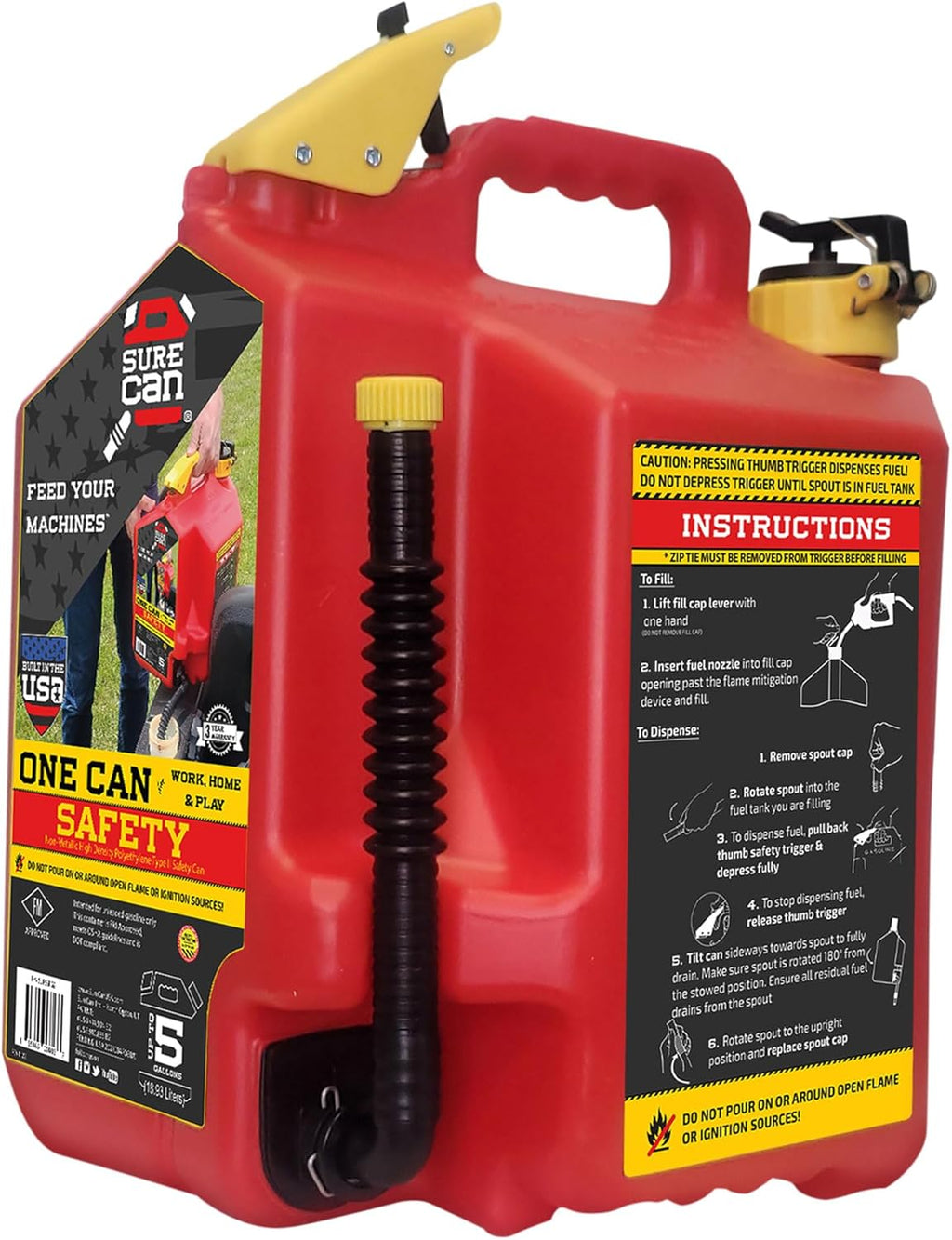 5 Gallon Safety Storage Can Y3089