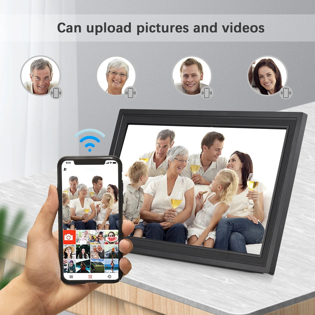 15.6-Inch WiFi Digital Photo Frame with 16GB Storage B91982