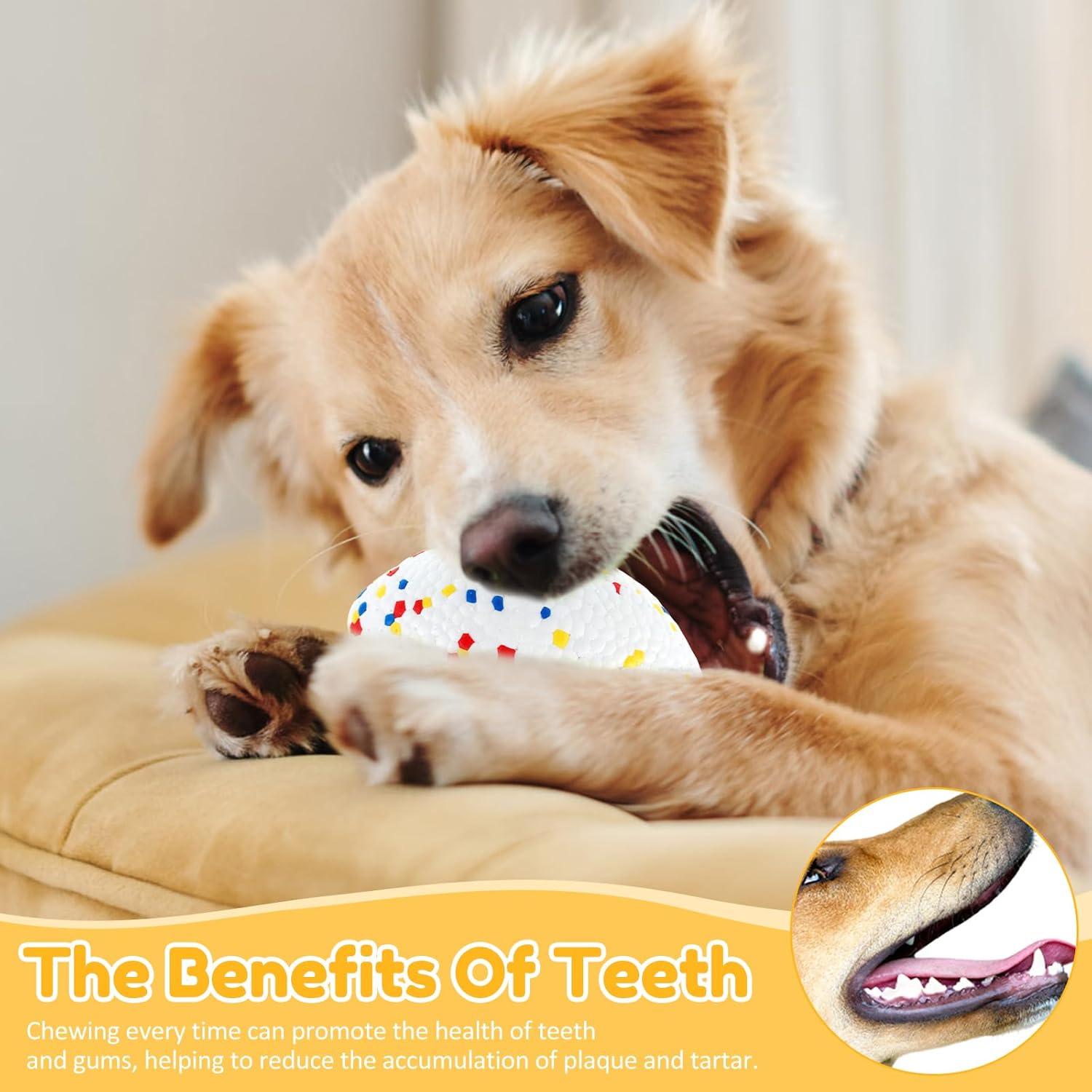 5.5 Inches Durable Dog Balls for Aggressive Chewers F13778