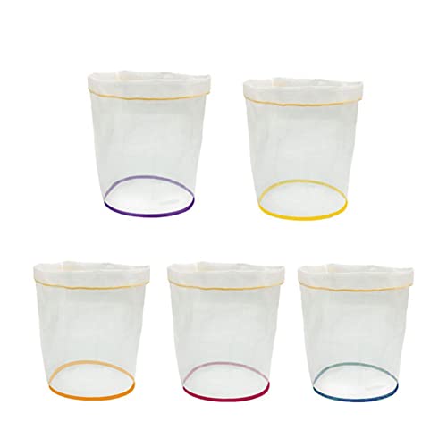 5pcs 1 Gallon Filter Bag Bubble Bag Kit Set Micron Drawstring Extraction Bags E55981